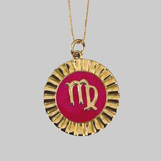 Virgo Pendant with Enamel image 0