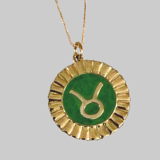 Taurus Enamel Pendant image 0