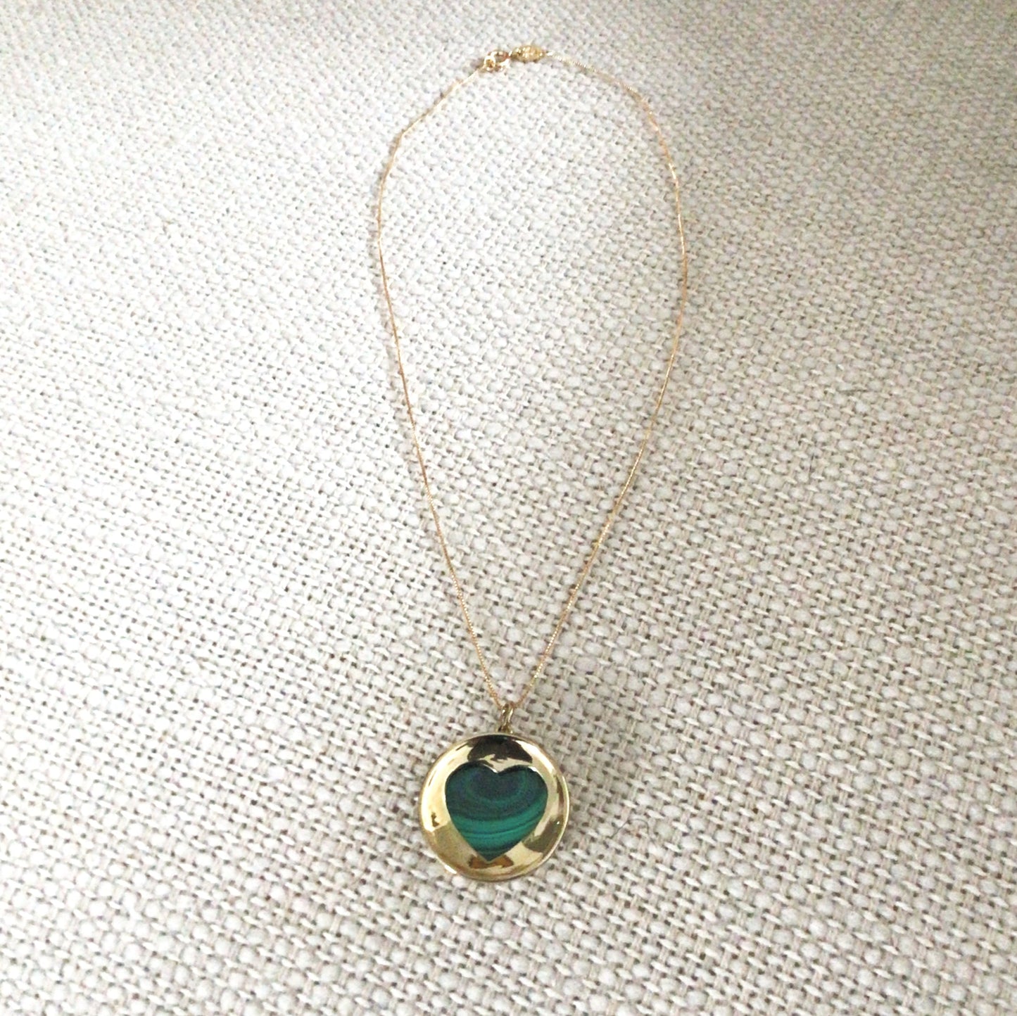 Malachite Heart Pendant image 1