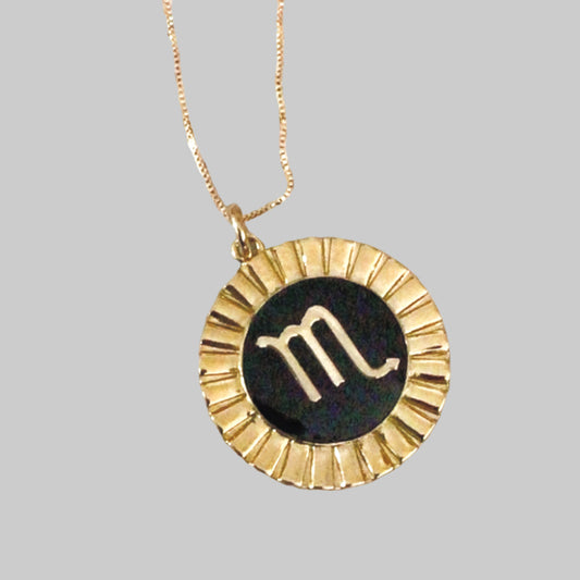 Scorpio Pendant with Enamel image 0