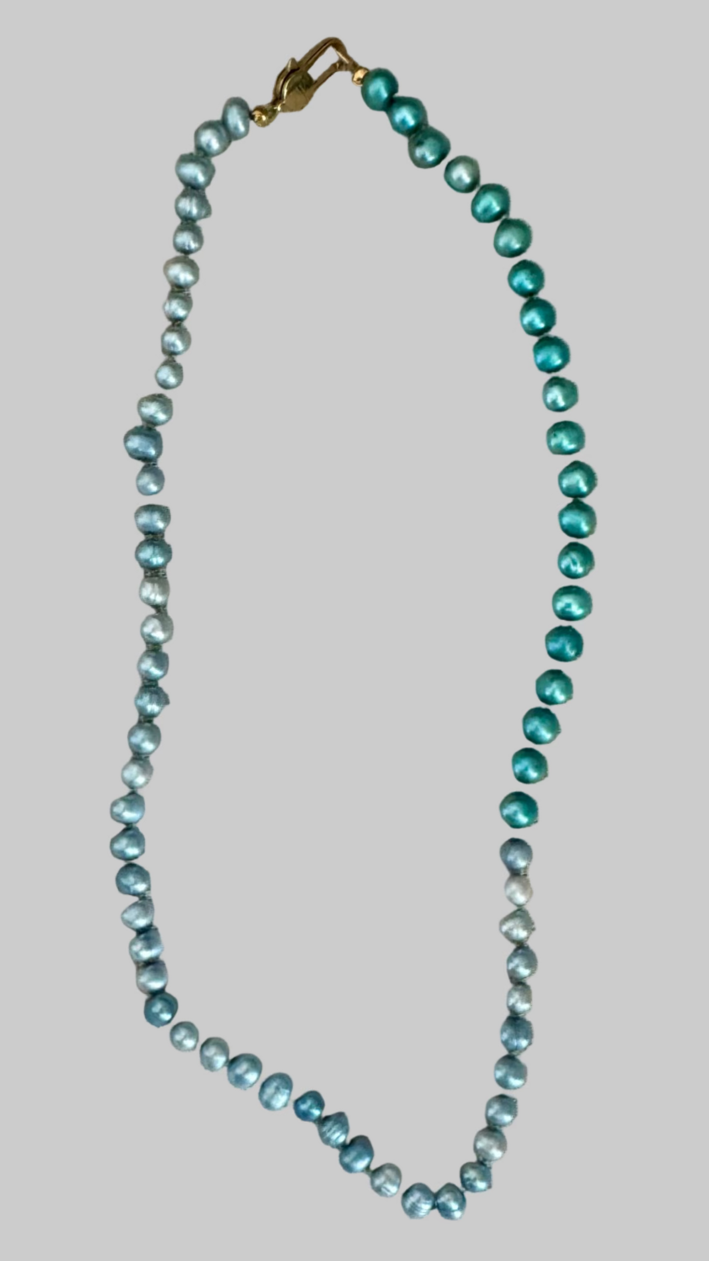 Freshwater Pearl Necklace- Baby blues