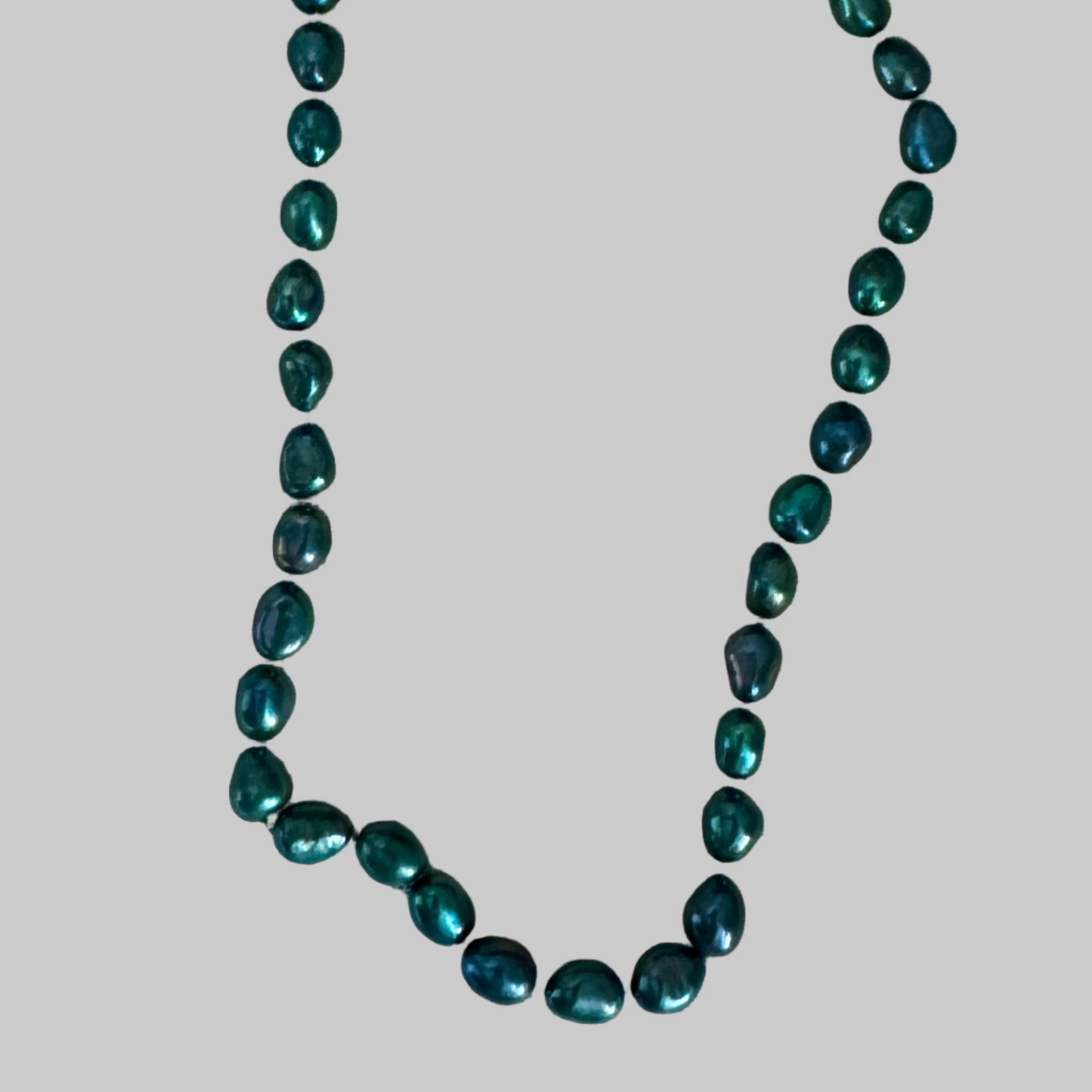 Freshwater Pearl Necklace, Sea Green