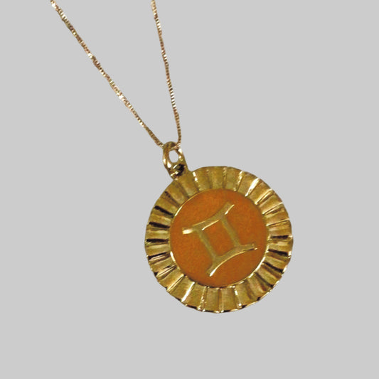 Gemini Pendant with Enamel image 0