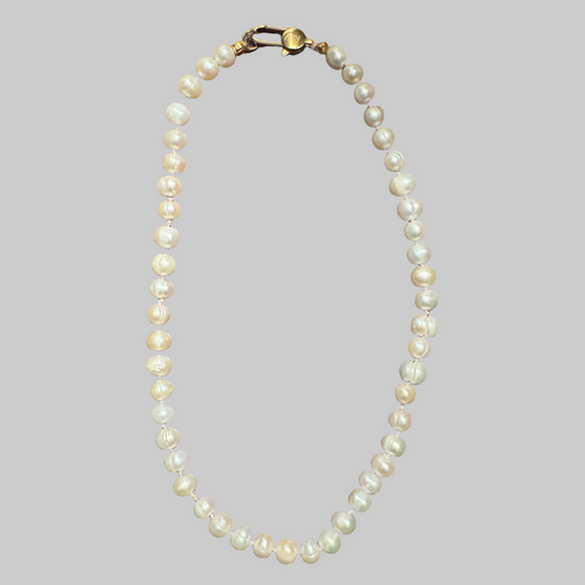Freshwater Pearl Necklace, Natural Pearl