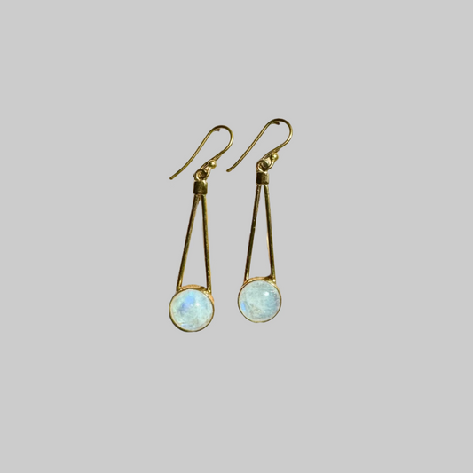 Moonstone earrings