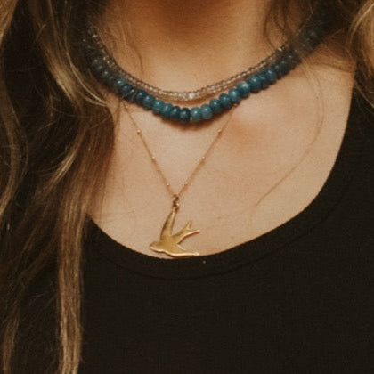 Bird Pendant Necklace image 1